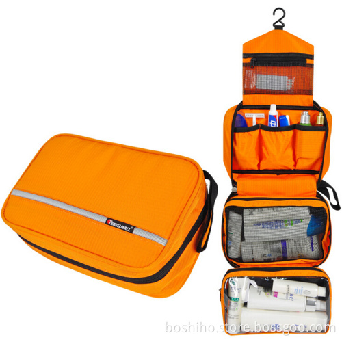 Boshiho canvas fabric toiletry bag hanging